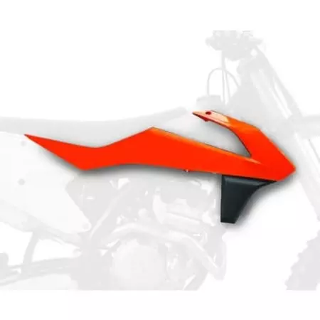 Ouïes De Radiateur Polisport Couleur Origine (2018) Orange/Noir KTM SX85