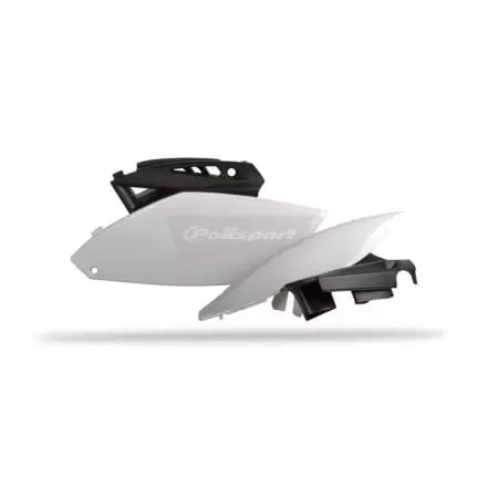 Plaques Latérales Polisport Couleur Origine (12-13) Noir/Blanc Yamaha YZ250F