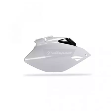 Plaques Latérales Polisport Couleur Origine Noir/Blanc Yamaha YZ250F/YZ450F PS117W12