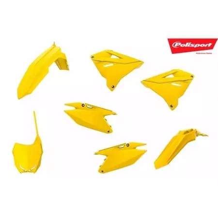 Kit plastiques Polisport Couleur Origine 2019 Suzuki RM125/250 - Carénage et protection POLISPORT