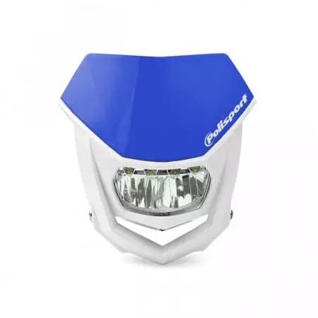 Plaque phare Polisport Halo LED Bleu/Blanc