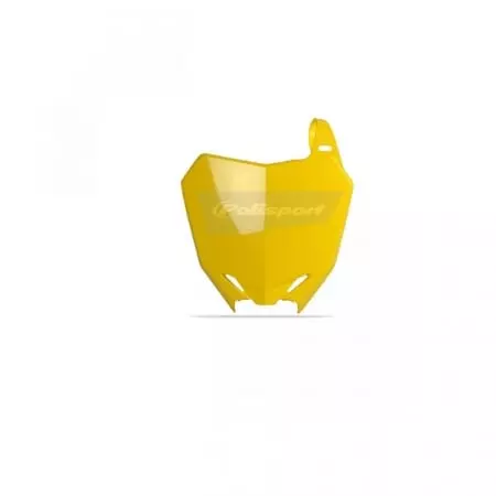 Plaque Numéro Frontale Polisport Jaune Suzuki RMZ250/RMZ450