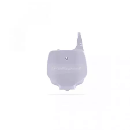 Plaque Numéro Frontale Polisport Blanc Kawasaki KX85/KX100 et Suzuki RM100