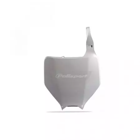 Plaque Numéro Frontale Polisport Blanc Kawasaki KX/KX-F et Suzuki RMZ250