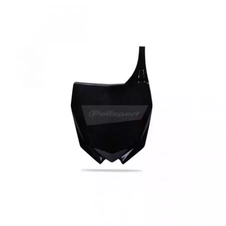 Plaque Numéro Frontale Polisport Noir Yamaha PS113BC04