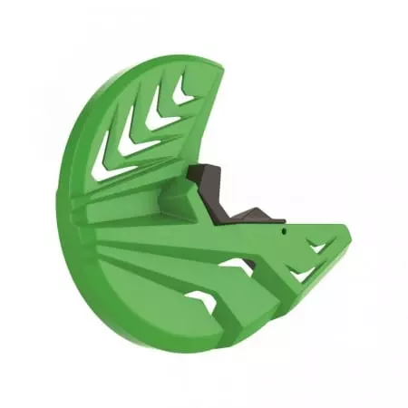 Protège Disque Avant Polisport Vert Kawasaki KX250F/450F