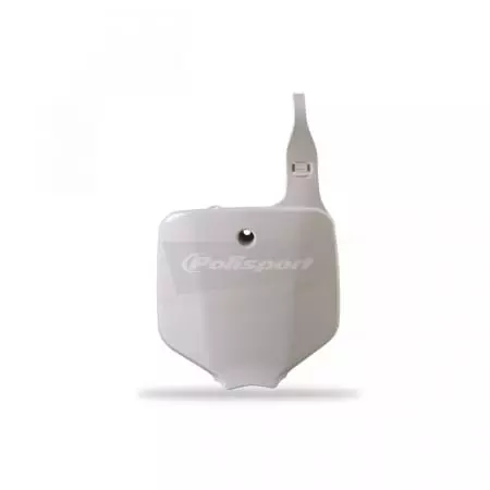 Plaque Numéro Frontale Polisport Blanc Kawasaki/Suzuki