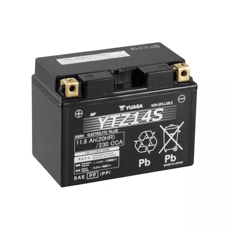 Batterie Yuasa YTZ14S 12V 11.8Ah- Prête À L'emploi