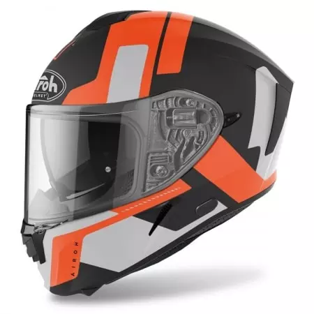 Casque Airoh Spark Shogun Noir Orange Mat