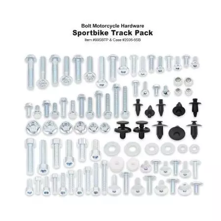 Kit vis Track pack Street Bolt Honda Kawasaki Suzuki Yamaha - Carénage et protection BOLT