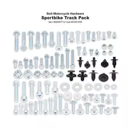 Kit vis Track pack Street Bolt Honda Kawasaki Suzuki Yamaha