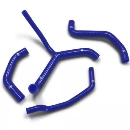 Durites De Radiateur Samco Type Transformation ''Y'' Origine Bleu - 4 Durites Kawasaki ZX10R - Moteur SAMCO