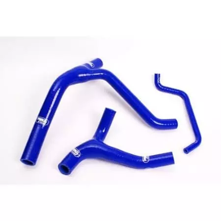 Durites De Radiateur Samco Kit Transformation Y Bleu - 3 Durites Kawasaki KX450F 44071134 - Moteur SAMCO