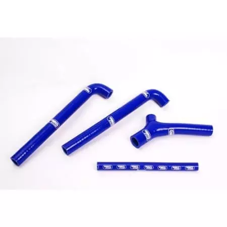 Durites De Radiateur Samco Kit Transformation Y Bleu - 4 Durites TM - Moteur SAMCO