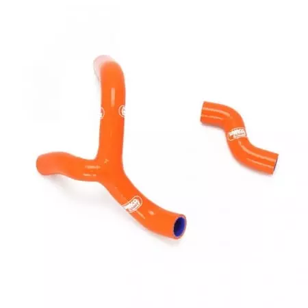Durites De Radiateur Samco Kit Transformation Y Orange - 3 Durites KTM SX50 - Moteur SAMCO
