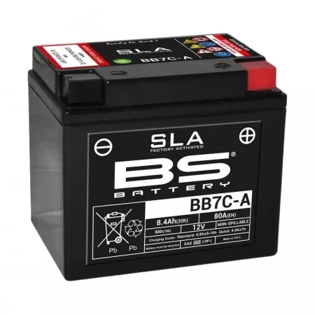 Batterie BS Battery BB7C-A 12V 8.4Ah - Prête À L'emploi