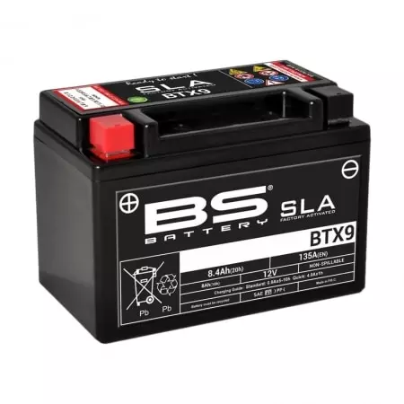 Batterie BS Battery BTX9 12V 8.4Ah - Prête À L'emploi