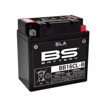 Batterie BS BATTERY BB16CL-B 12V 20Ah - Prête À L'emploi