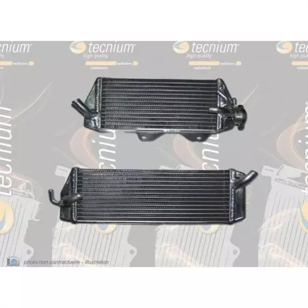 Radiateur Oversize Gauche Tecnium Kawasaki kxf450 - Moteur TECNIUM