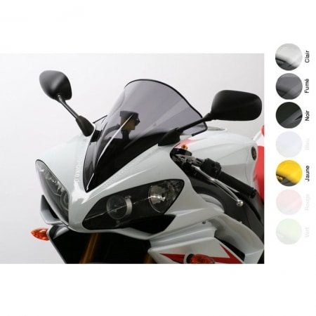 Bulle MRA Racing Noir Yamaha YZF-R1 5443060 - Carénage et protection MRA