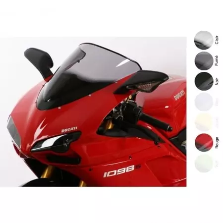 Bulle MRA Racing Noir Ducati 5463073 - Carénage et protection MRA