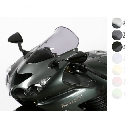 Bulle MRA Tourisme Noir Kawasaki ZZR1400/Stinger - Carénage et protection MRA