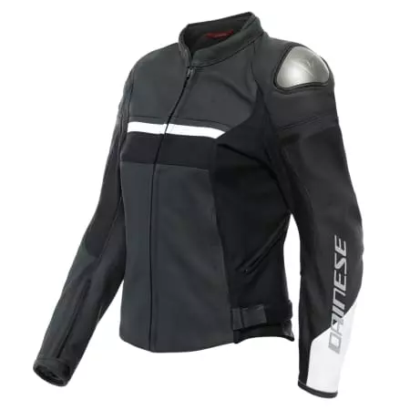 Blouson Femme Dainese Lady Rapida Noir Blanc