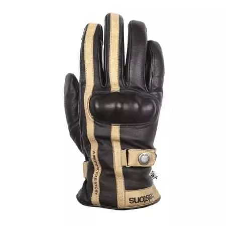 Gants Femme Helstons Tinta Noir Beige