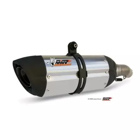 Silencieux MIVV Suono inox/casquette carbone Pour Suzuki