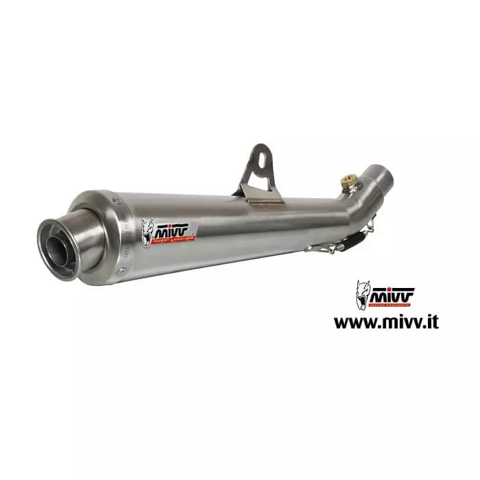 Silencieux MIVV X-Cone inox brossé Pour Honda CB600F Hornet MVH020LC3