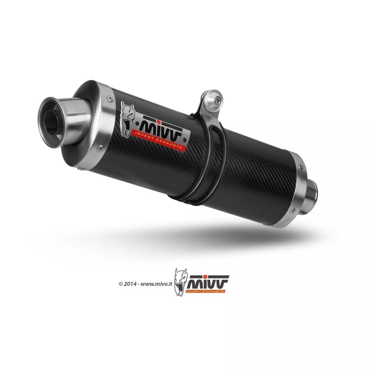 Silencieux MIVV Oval Classic carbone Pour Honda CBR600F2/F3 