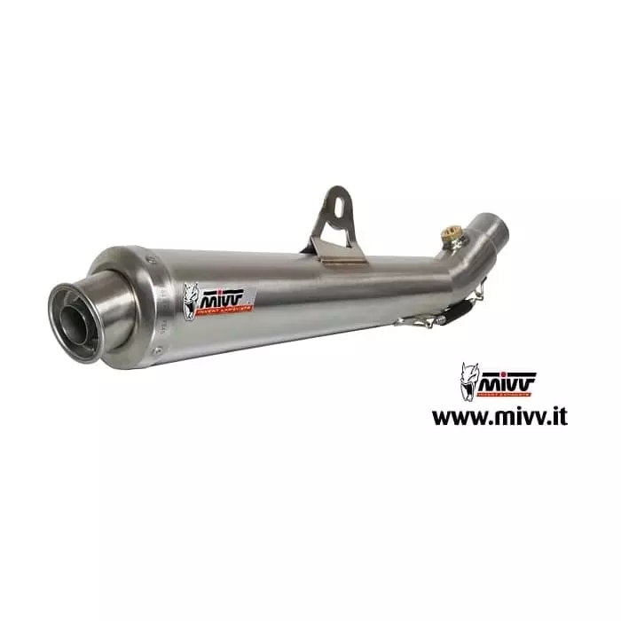Silencieux MIVV X-Cone inox brossé Pour Honda CB600F Hornet MVH018LC3