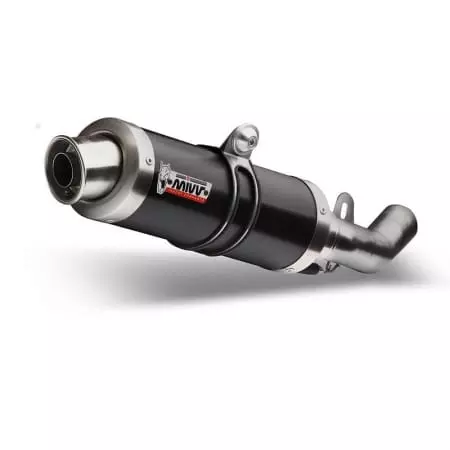 Silencieux MIVV GP inox brossé noir Pour Kawasaki ZX-6R 636/ZX-6RR