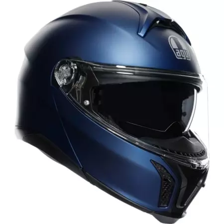 Casque AGV Tourmodular Galassia Bleu Mat