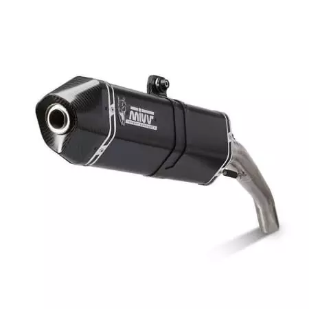 Silencieux MIVV Speed Edge inox brossé noir Pour KTM 1190 Adventure