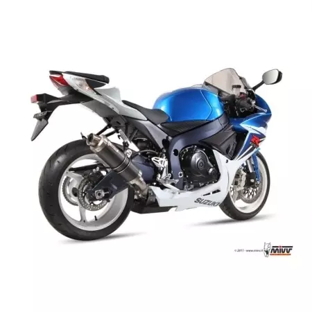 Silencieux MIVV GP carbone Pour Suzuki GSX-R600/GSX-R750 MVS036L2S - Echappement moto MIVV