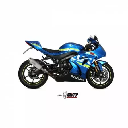 Silencieux MIVV GP-Pro titane/casquette titane Pour Suzuki GSXR1000