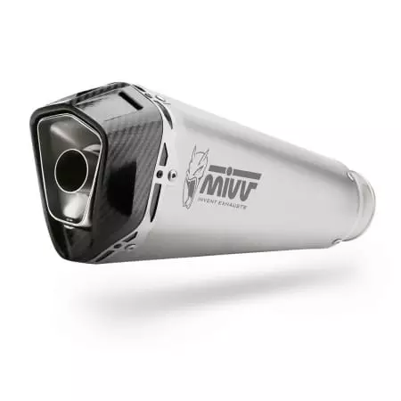 Silencieux MIVV Delta Race inox/casquette carbone Pour Honda X-ADV 750 - Echappement moto MIVV