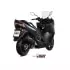 Silencieux MIVV Mover Inox Noir/Casquette ABS Noir Suzuki Burgman 400