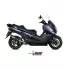 Silencieux MIVV Mover Inox Noir/Casquette ABS Noir Suzuki Burgman 400