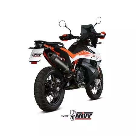 Silencieux MIVV Oval Carbone/Casquette Carbone KTM 790 Adventure