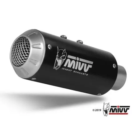 Silencieux MIVV MK3 Acier Noir/Casquette Inox KTM 1290 Superduke - Echappement moto MIVV