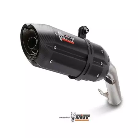 Silencieux MIVV Suono inox brossé noir Pour Suzuki GSX-S1000 - Echappement moto MIVV