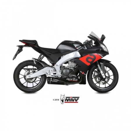 Silencieux MIVV delta race inox noir/casquette carbone 7000005914 - Echappement moto MIVV
