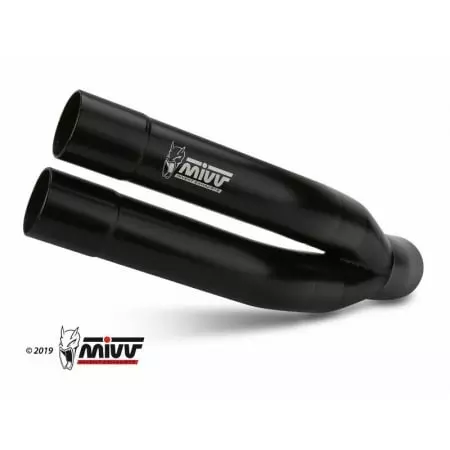 Silencieux MIVV Double Gun Acier Noir Kawasaki Z900