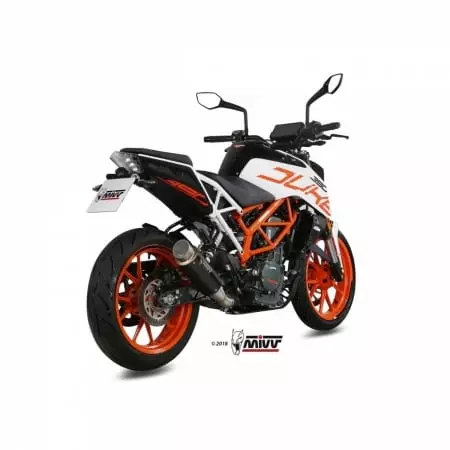 Silencieux MIVV GP Pro inox noir Pour KTM Duke 125/390