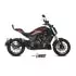 Silencieux MIVV Double Gun Full Inox Noir Benelli 502C