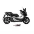 Silencieux MIVV Mover Inox Noir/Casquette ABS Noir Honda Forza 300