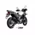 Silencieux MIVV speed edge inox noir/casquette carbone Pour Suzuki DL650 V-Strom