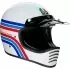 Casque AGV X101 Dakar 87 Rouge Bleu